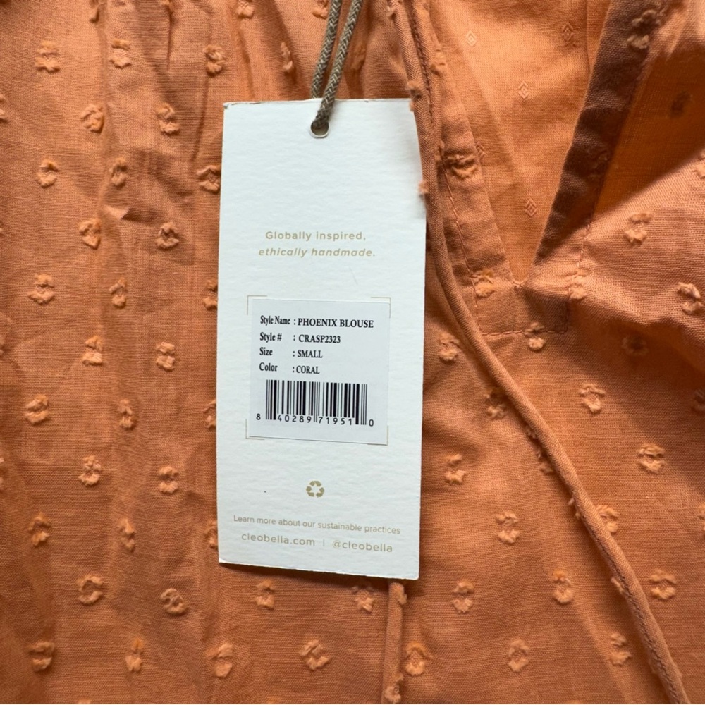 ๐ Cleobella Terracotta Blouse ๐ - Picture 6 of 7